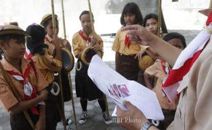 FOTO PRAMUKA : Persiapan Pesta Siaga