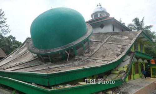 GEMPA BUMI KEBUMEN : Kerugian Akibat Gempa di Banyumas Capai Rp2 Miliar