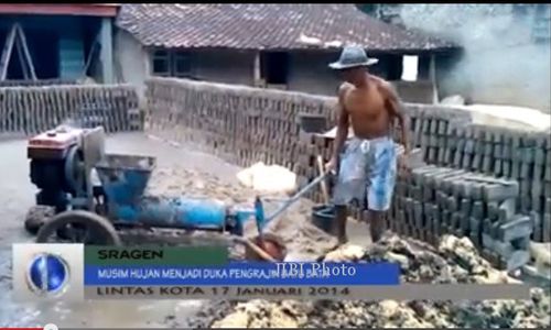 SOLOPOS TV : Produksi Batu Bata Merosot 50%