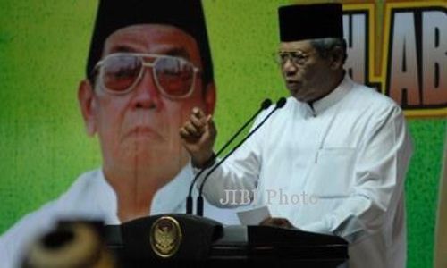 HAUL GUS DUR : SBY Mengaku Lanjutkan 5 Cita-Cita Gus Dur   