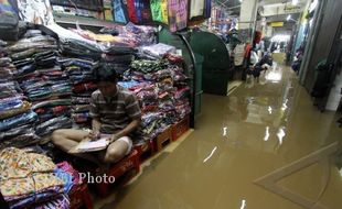 Pasar Tradisional di Bantul Langganan Banjir