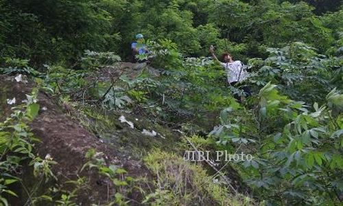 LONGSOR KLATEN : Longsor, Batu Sebesar Rumah Intai 15 Warga