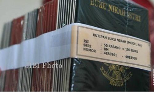 Ribuan Pasangan di Gunungkidul Belum Punya Buku Nikah