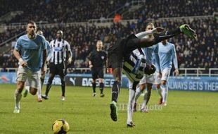 NEWCASTLE VS CITY : Tiote Heran dan Kecewa Golnya ke Gawang The Citizen Dianulir