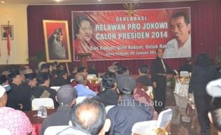 JOKOWI CAPRES : Deklarasi Pro Jokowi Capres Diikuti Buruh Hingga Akademisi