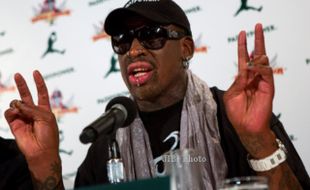 Rayakan Ultah Kim, Rodman Main Basket di Pyongyang