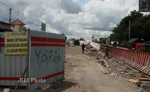 FLYOVER JOMBOR : Terkendala Lahan, Pembangunan Dihentikan Akhir Maret