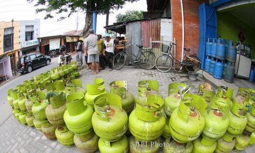 KELANGKAAN GAS : Gas Melon di Perbatasan Gunungkidul Tembus Rp24.000 Per Tabung