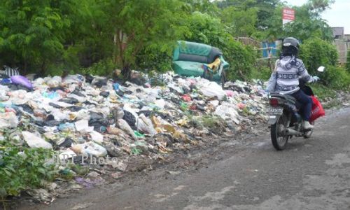 Tepi Jalan di Sleman Jadi Tempat Pembuangan Sampah