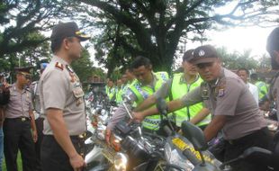 Hadapi Pemilu, Polres Bantul Siapkan Ratusan Kendaraan