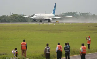 Pesawat Garuda Indonesia Dikabarkan Tergelincir di Makassar