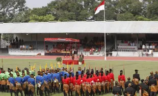 FOTO HUT KE-269 KOTA SOLO : Upacara Tertunda Abu Vulkanis Kelud