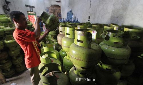 Operasi Pasar di Bantul, Gas Elpiji 3 Kg Dijual Rp15.500 Per Tabung