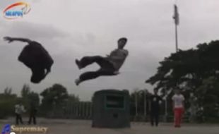 SOLOPOS TV : Video Komunitas Parkour Solo Spartarun