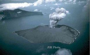 GUNUNG BERAPI : Jangan Panik,  Anak Gunung Krakatau Saat Ini Normal