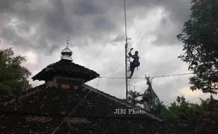 BANJIR KLATEN : Dipasang CCTV, Bendung Kali Dengkeng Bisa Dipantau Lewat Internet