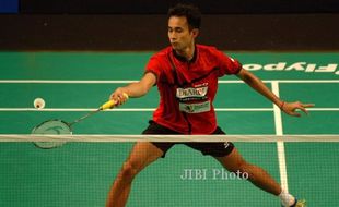 FOTO DJARUM SUPERLIGA BADMINTON 2014 : Hayom Rumbaka Menang