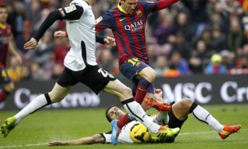 BARCELONA VS VALENCIA, 2-3 : El Che Coreng Keperkasaan Los Cules di Nou Camp