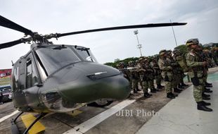 FOTO PENGAMANAN PRESIDEN : Gelar Pasukan Pengamanan Presiden