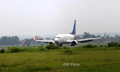 Kabut, Dua Penerbangan dari Bandara Adisoemarmo Sempat Ditunda