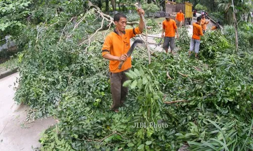 ANGIN KENCANG KLATEN : Hujan Angin Terjang Klaten, 6 Rumah Rusak