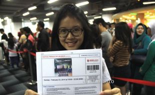 FOTO KONSER PERPISAHAN CJR : Memperlihat Tiket