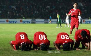 TIMNAS U-19 VS PRAPON JATENG : Garuda Jaya Menang Tipis 1-0