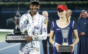 WTA DUBAI CHAMPHIONSHIPS : Venus Williams Akhirnya Jadi Juara