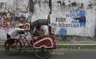 Ada 4.235 Becak di Solo, Semuanya Megap-Megap Tak Dapat Penumpang?