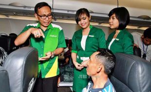 FOTO RUTE BARU PENERBANGAN : Citilink Layani Surabaya-Johor