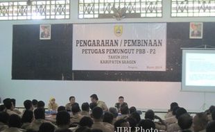 PEMBAYARAN PAJAK : Tunggakan PBB Perdesaan dan Perkotaan Sragen Capai Rp9,1 Miliar