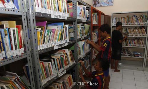 PERPUSTAKAAN SOLO : Pindah Lokasi, Pengunjung Perpusda Solo Melonjak