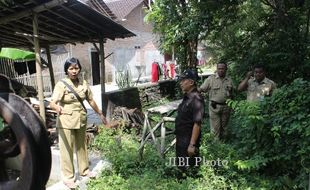 LONGSOR KLATEN : Tanggul Sungai Erosi, Seratusan Rumah Terancam Hanyut