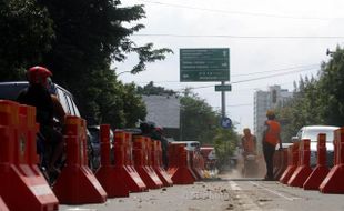 FOTO PEMBATAS JALAN : Pembuatan Separator