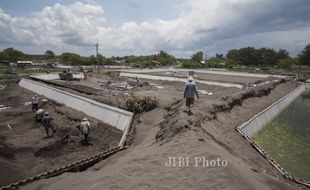 TAMBAK UDANG BANTUL : Begini Gambaran Penutupan Tambak