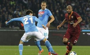 NAPOLI VS AS ROMA, 1-0 : Bertanding Sengit, Partenopei Taklukkan Serigala Roma