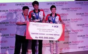 BONUS JUARA ALL ENGLAND 2014 : Hadiah Rp1 Milar untuk Owi/Butet, Hendra/Ahsan dan Pelatih