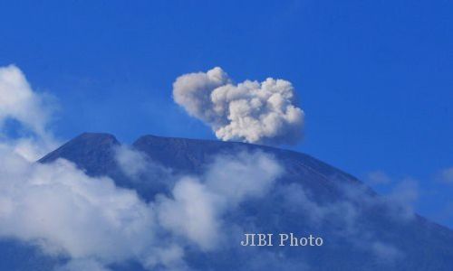 GUNUNG SLAMET WASPADA: Koramil Pulosari Siapkan Titik Evakuasi