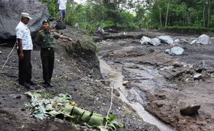 LAHAR HUJAN MERAPI : Jembatan di Klaten Ini Lenyap Disapu Banjir Lahar