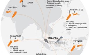 PESAWAT MALAYSIA AIRLINES HILANG : Malaysia Akui Kemungkinan Pembajakan, India Jadi Tumpuan