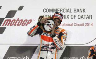 MOTO-GP QATAR 2014 : Bersaing Sengit Melawan Rossi, Marquez akhirnya Juara