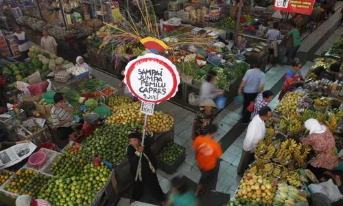 PASAR GEDE SOLO : Rehab Pasar Buah Dinilai Rusak BCB