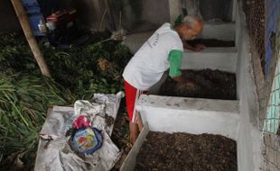 FOTO SAMPAH ORGANIK : Proses Fermentasi 