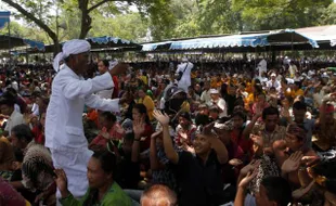 FOTO PERINGATAN NYEPI : Upacara Tawur Agung Kesanga 