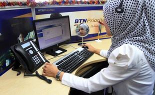 FOTO AKUISISI BTN : Aktivitas Call Center BTN Normal