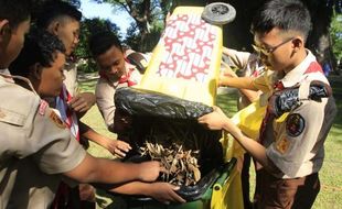 FOTO KEMAH BUDAYA NASIONAL : Solo Bersiap Sambut Pramuka se-Indonesia