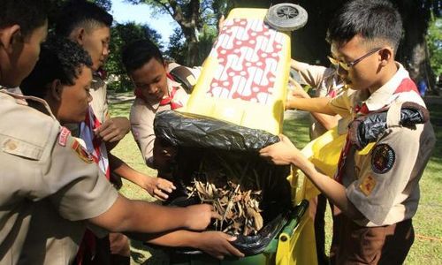 FOTO KEMAH BUDAYA NASIONAL : Solo Bersiap Sambut Pramuka se-Indonesia