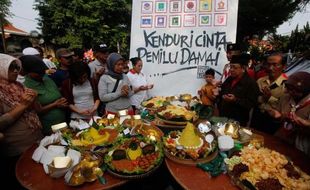 FOTO PEMILU 2014 : Kenduri Cinta Sambut Pemungutan Suara