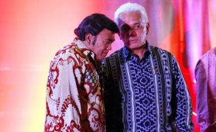 FOTO PILPRES 2014 : Rhoma Irama Bertemu Hatta Rajasa