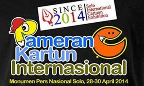 INTERNATIONAL CARTOON EXHIBITION 2014 : Pakarso Pilih Monumen Pers untuk Pameran Kartun Internasional Perdana